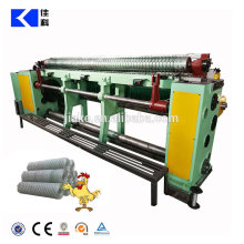 Counter clockwise hexagonal wire netting machine